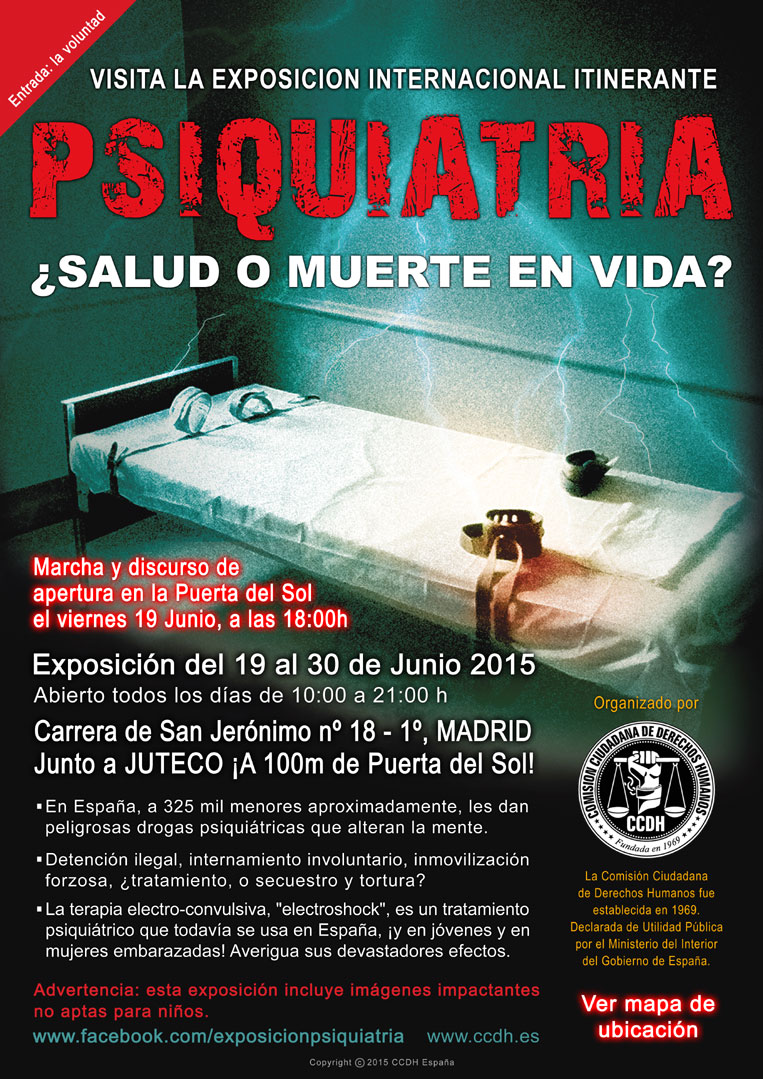 Exposición Internacional sobre la Psiquiatría en Madrid