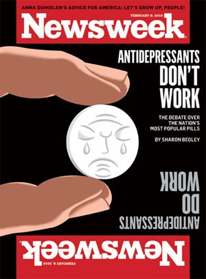 Newsweek publica en portada: “los antidepresivos no funcionan”
